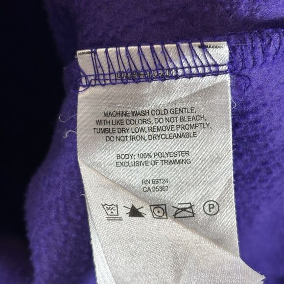 Columbia Benton Springs Fleece Jacket Women’s Medium Purple Full Zip WL6439 - Picture 5 of 9